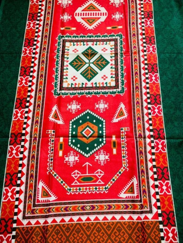 multicolor swiss lawn printed shirt for women