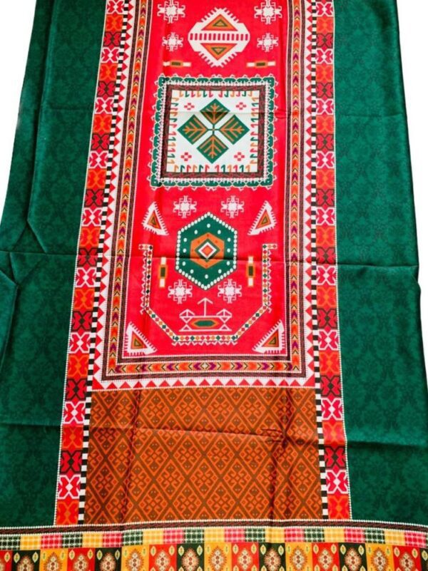 multicolor swiss lawn printed shirt for women