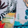 multicolor swiss lawn printed shirt for women