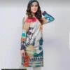 multicolor swiss lawn printed shirt for women