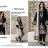 elegant black embroidered kurta set with beige shawl for women