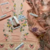 elegant pink chikankari embroidered kurta set with dupatta